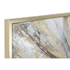 Kép 3/5 - Kép absztrakt vászon, hungarocell, kézzelfestett 187x3,8x126 cm fekete, arany