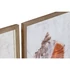 Kép 3/5 - Kép csiga lucfenyő, üveg 50x2x65 cm narancssárga, fehér 4 féle