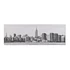 Kép 2/4 - Kép csillámpor New York vászon, metál 120x2,5x40 cm szürke