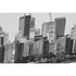 Kép 4/4 - Kép csillámpor New York vászon, metál 120x2,5x40 cm szürke