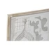Kép 3/4 - Kép építészet üveg, mdf 50x2x65 cm bézs 4 féle