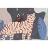 Kép 4/4 - Kép fák este hungarocell 53x4,3x73 cm kék, pink 2 féle