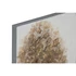 Kép 3/5 - Kép fák vászon, mdf 80x3x80 cm arany, szürke 2 féle
