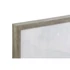 Kép 3/4 - Kép hegyek hungarocell, vászon, kézzelfestett, üveg 124x4,5x64 cm szürke, fehér 2 féle