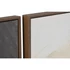Kép 3/4 - Kép körök hungarocell, vászon 100x4x100 cm bézs, barna 2 féle