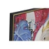 Kép 3/5 - Kép modern madár vászon, hungarocell, lucfenyő, kézzelfestett 80x3,5x80 cm színes 2 féle