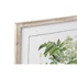 Kép 3/4 - Kép növényes üveg, mdf 55x2x70 cm zöld, bézs 6 féle
