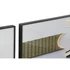 Kép 3/4 - Kép szett absztrakt alumínium, mdf 240x3x80 cm szürke, fekete S/3