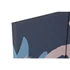 Kép 3/4 - Kép szett jungle vászon, mdf 140x3,8x100 cm kék, türkizkék S/3