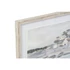 Kép 3/4 - Kép üveg, hungarocell, kézzelfestett 60x3,3x40 cm kék, bézs 2 féle