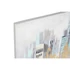 Kép 3/4 - Kép város vászon, mdf 120x3x60 cm kék, szürke 2 féle