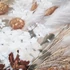 Kép 7/8 - Kép virágos vászon, fenyő 90x3,7x120 cm bézs 2 féle