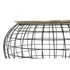 Kép 5/5 - Kisasztal alumínium 80x80x44 cm arany, fekete