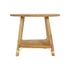 Kép 6/6 - Kisasztal bambusz, rattan 61x61x49 cm barna
