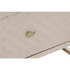 Kép 4/6 - Kisasztal bársony, üveg, fém 60x35x75 cm bézs, arany