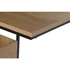 Kép 4/5 - Kisasztal fém, mdf 55x35x55 cm natúr, fekete