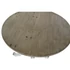 Kép 3/6 - Kisasztal lucfenyő, mdf 80x80x78,5 cm fehér, barna