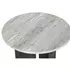 Kép 3/6 - Kisasztal márvány, mangófa 41x41x51 cm fehér, fekete