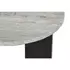 Kép 4/6 - Kisasztal márvány, mangófa 41x41x51 cm fehér, fekete