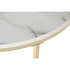 Kép 4/5 - Kisasztal mdf, fém 80x80x35 cm fehér