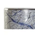 Kép 4/5 - Kisasztal porcelán 33,5x33,5x44 cm kék, színes