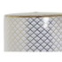 Kép 3/4 - Kisasztal porcelán 33x33x42 cm fehér, arany