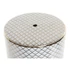 Kép 4/4 - Kisasztal porcelán 33x33x42 cm fehér, arany