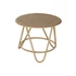 Kép 2/4 - Kisasztal rattan 61x61x50 cm barna