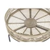 Kép 3/4 - Kisasztal rattan, bambusz 50x50x52 cm barna, fekete