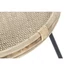 Kép 5/5 - Kisasztal rattan, fém 58x58x47 cm barna, fekete
