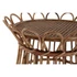 Kép 4/5 - Kisasztal rattan, üveg 42x42x45 cm barna