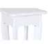 Kép 4/6 - Kisasztal szett mdf 30x30x76,5 cm fehér S/2