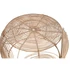 Kép 3/4 - Kisasztal szett rattan 80x80x40 cm világosbarna S/2