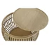 Kép 5/5 - Kisasztal szett rattan, bambusz 51x51x33 cm barna S/2