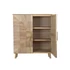 Kép 5/9 - Kisbútor császárfa, mdf 100x44x118 cm világosbarna, arany