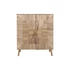 Kép 7/9 - Kisbútor császárfa, mdf 100x44x118 cm világosbarna, arany