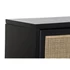 Kép 4/9 - Kisbútor császárfa, mdf, rattan 110x30x100 cm fekete, natúr