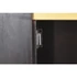 Kép 9/10 - Kisbútor fa, fém 80x40x120 cm fekete, arany