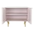 Kép 5/8 - Kisbútor mangófa, fém 63x43x52 cm pink, arany