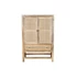 Kép 10/10 - Kisbútor mangófa, rattan 80x40x120 cm natúr
