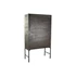 Kép 8/8 - Kisbútor mangófa, rattan 85x40x162,5 cm barna, fekete