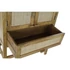 Kép 8/11 - Kisbútor mangófa, rattan 90x40x160 cm barna