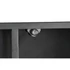 Kép 7/9 - Kisbútor mdf, üveg 120x38x100 cm fekete, arany