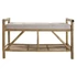 Kép 7/7 - Kispad bambusz, pamut 100x44x55 cm barna, bézs