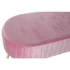 Kép 3/6 - Kispad bársony, fém 90x50x45 cm pink, arany