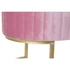 Kép 4/6 - Kispad bársony, fém 90x50x45 cm pink, arany