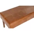 Kép 3/6 - Kispad bőr, fa 122x41x46 cm barna