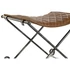 Kép 4/5 - Kispad bőr, fém 53x45x44 cm barna, fekete