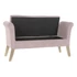 Kép 6/7 - Kispad poliészter, fa 130x44x69 cm pink