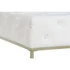 Kép 5/7 - Kispad poliészter, fém 100x100x45 cm fehér, arany